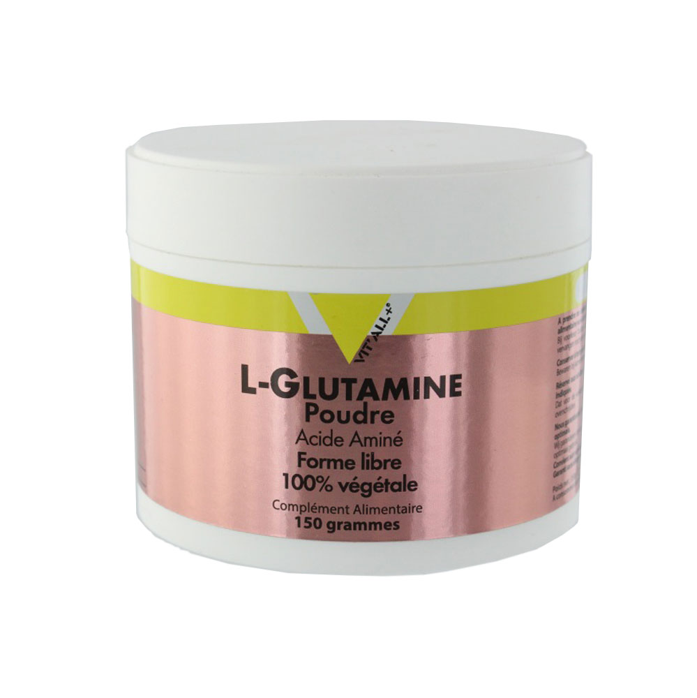 Vit'All+ L-glutamine powder 100% plant-based 150 g