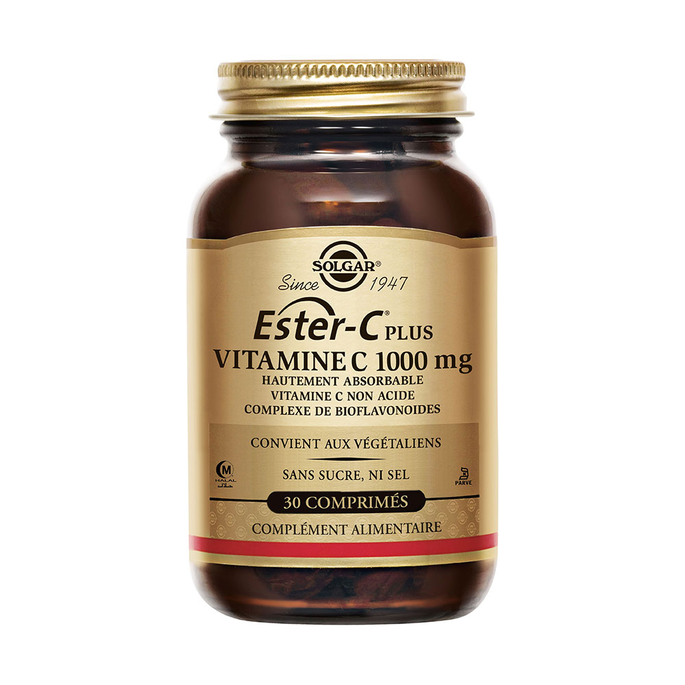 Solgar Ester-C Plus 1000 mg vitamin C for immune support 30 tablets