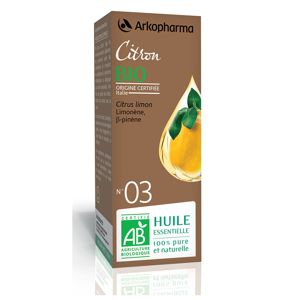 Arkopharma Arkoessential Organic Lemon Essential Oil No.3 10 ml