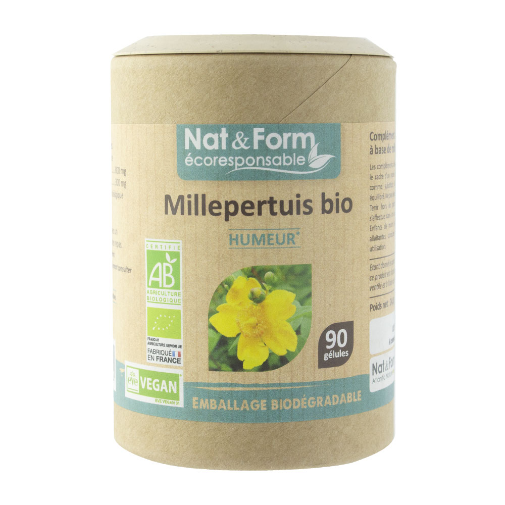 Nat&Form St John's Wort Organic 90 Gelules Nat&amp;Form