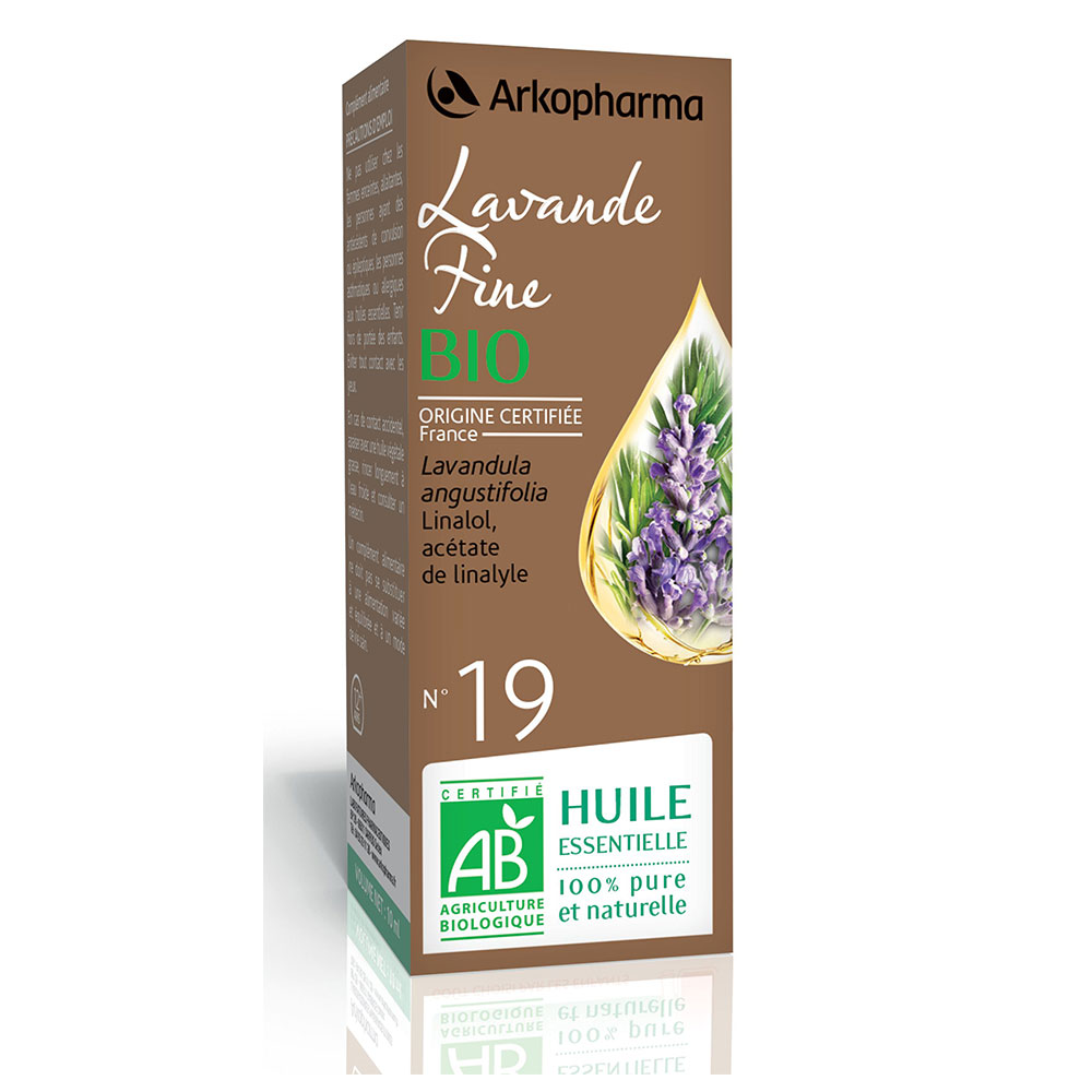 Arkopharma Olfae Organic Fine Lavender Essential Oil N°19 (Lavandula Angustifolia) 10 ml
