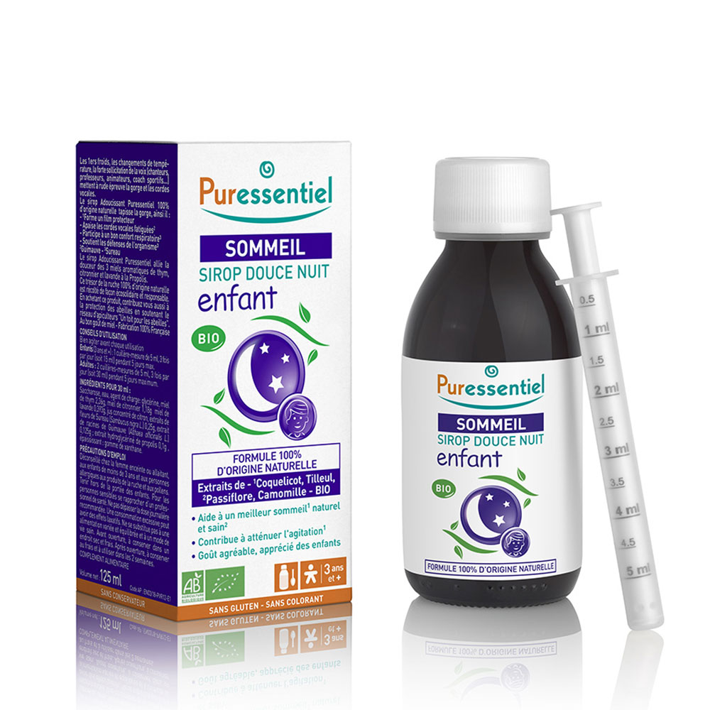 Puressentiel Sleep-Relaxation Calm night children syrup organic 125ml