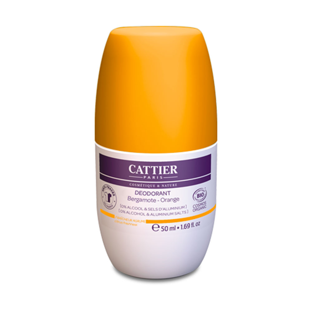 Cattier Roll On Deodorant Citrus Fragrance Bio 50 ml