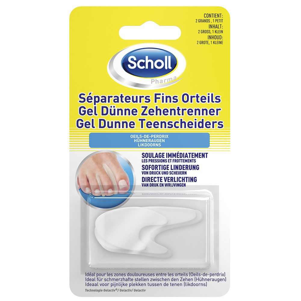 Scholl Toe Separator X 3 Corns Œils-de-Perdrix x3