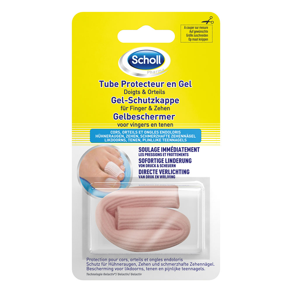 Scholl Protective gel tube for painful fingers, toes, corns and nails