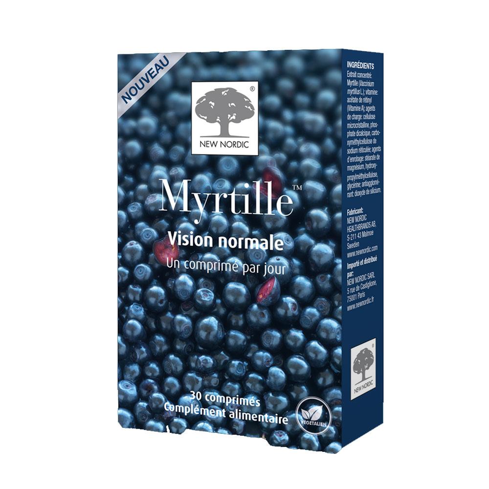 New Nordic Bilberry 30 Tablets Normal Vision
