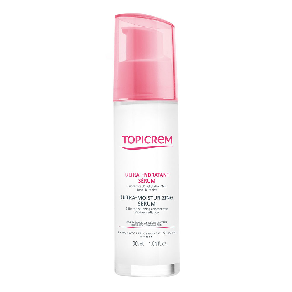 Topicrem Ultra-Hydrating Ultra Moisturising Serum Dehydrated Sensitive Skin Topicrem Peaux Sensibles 30ml