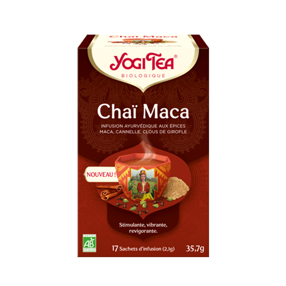 Yogi Tea Herbal Teas Chaï Maca 17 bags