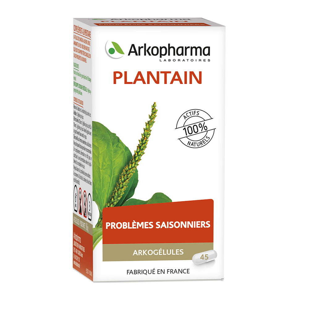 Arkopharma Arkocapsules Arkogelules Plantain 45 Capsules