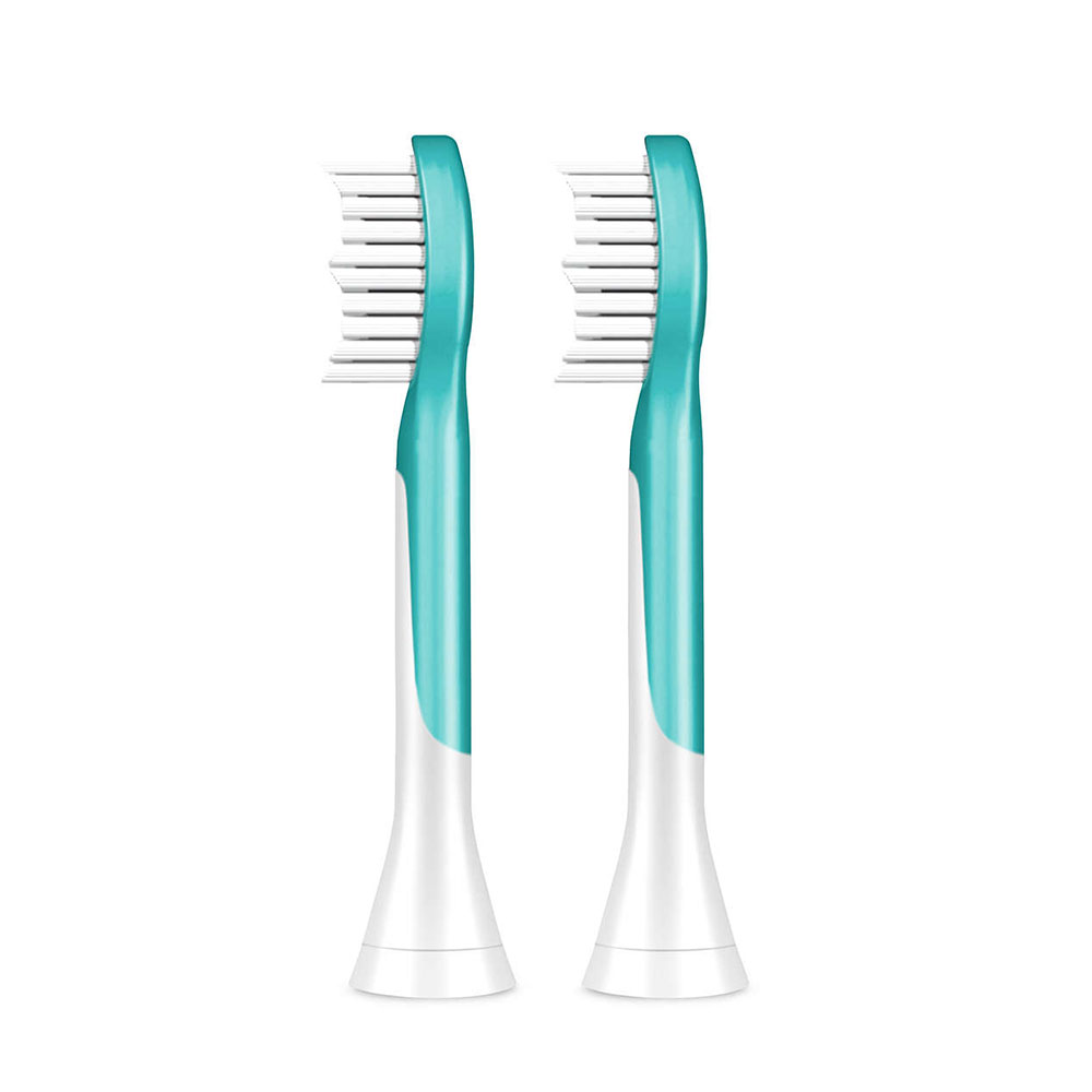 Philips Sonicare For Kids Replacement Brush Heads 7 Years Old + Hx6042/90 x2