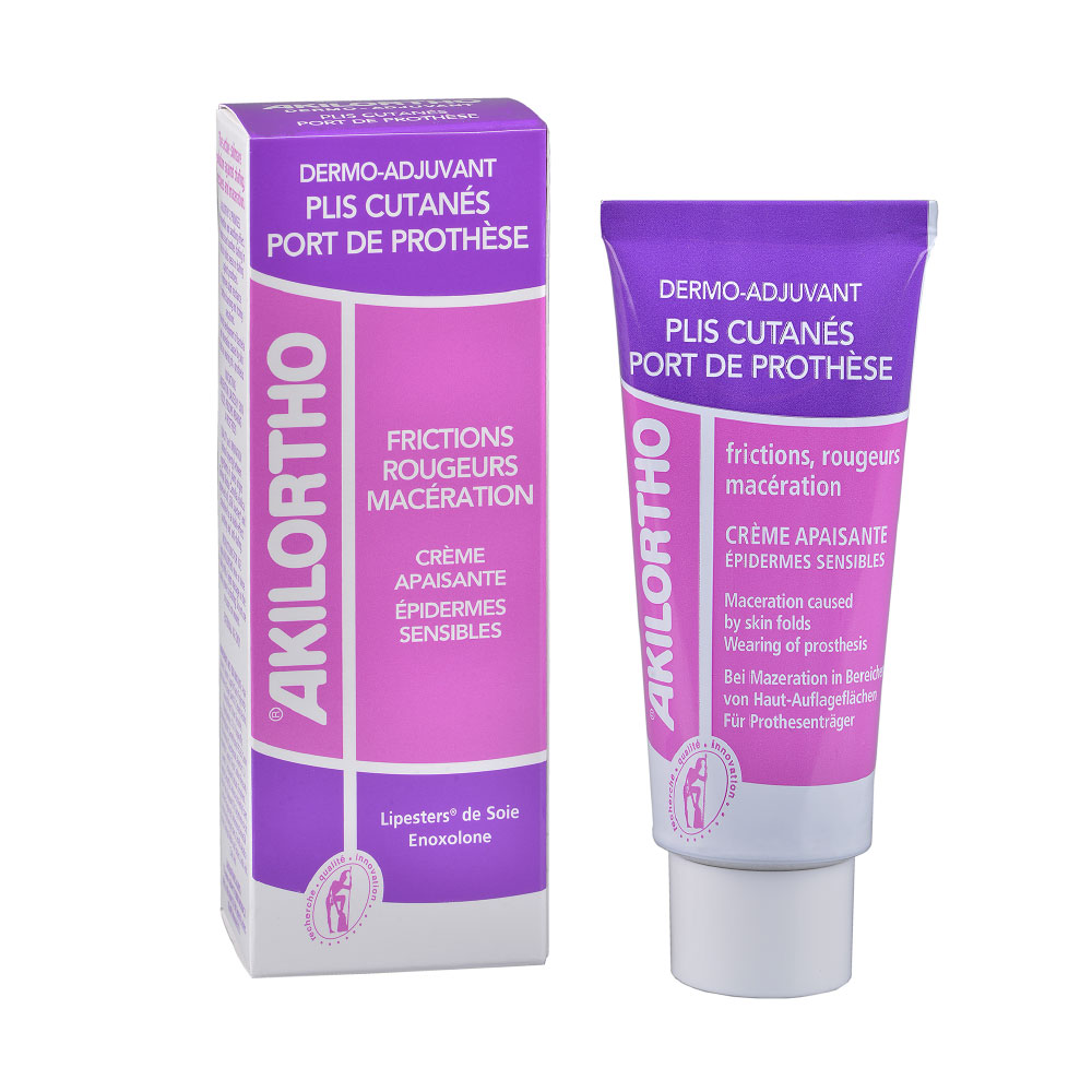 Asepta Akilortho Soothing skinfold cream dermo-adjuvant for prosthesis wear 75 ml