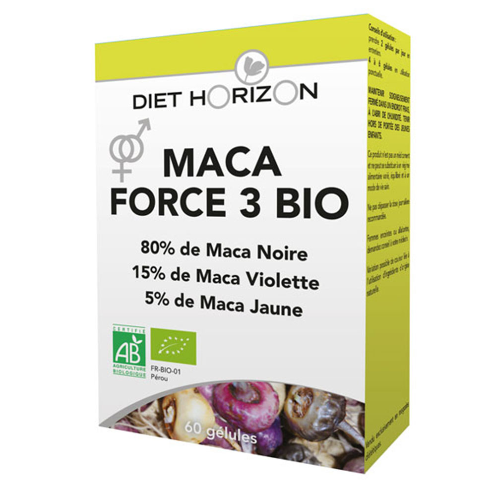 Diet Horizon Maca Force 3 Bio X 60 Capsules