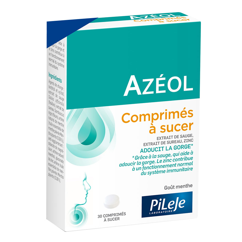 Pileje Azéol Lozenges mint flavour 30 capsules