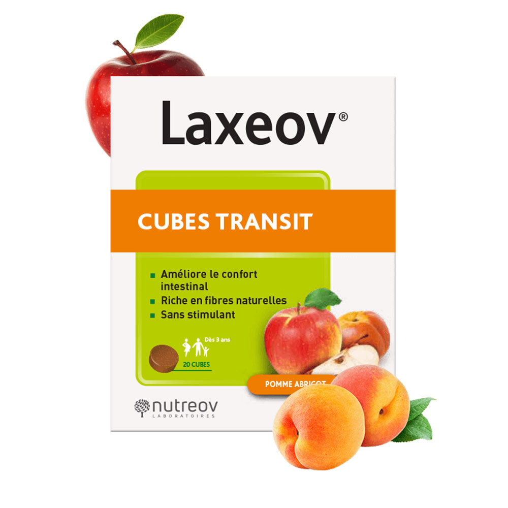 Nutreov Laxeov Apple apricot transit cubes x 20