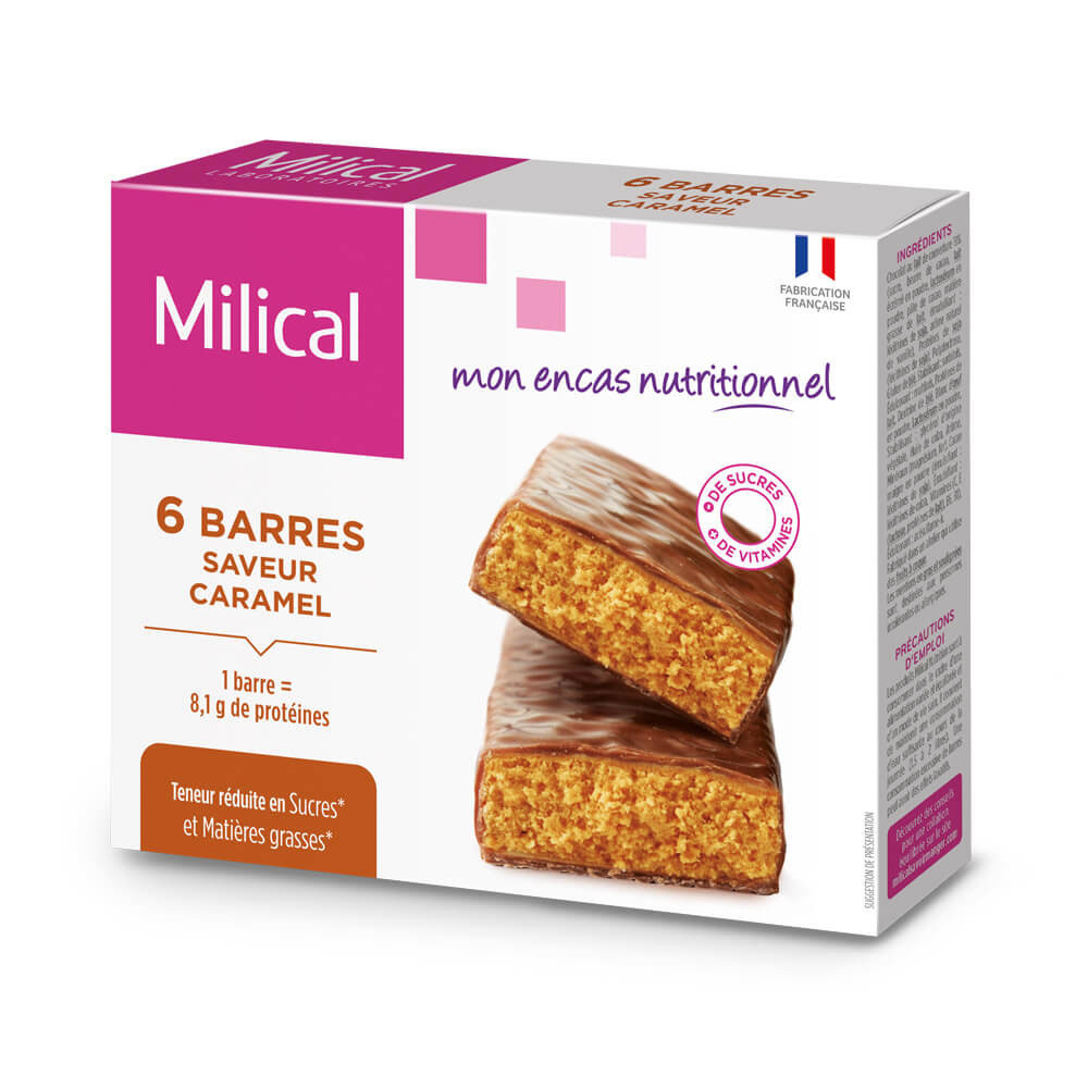 Milical Proteins Hyperprotein Slimming Bars X6