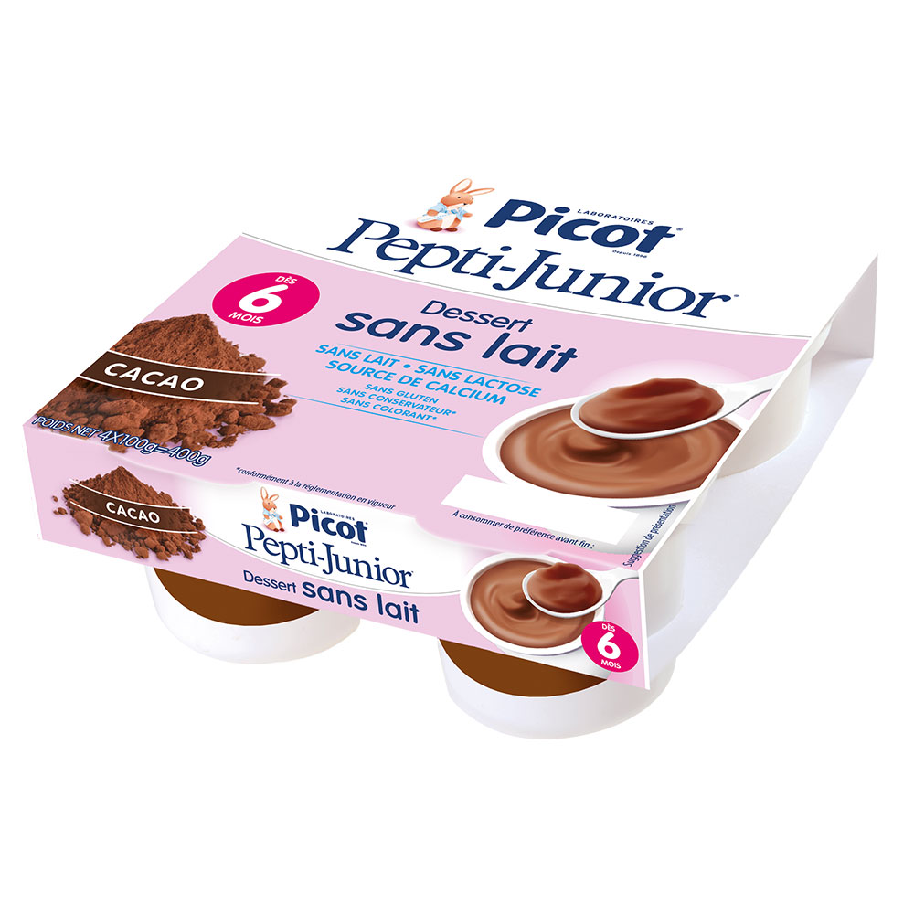 Picot Pepti Junior 6 Months Milk Free Dessert 4x100 g