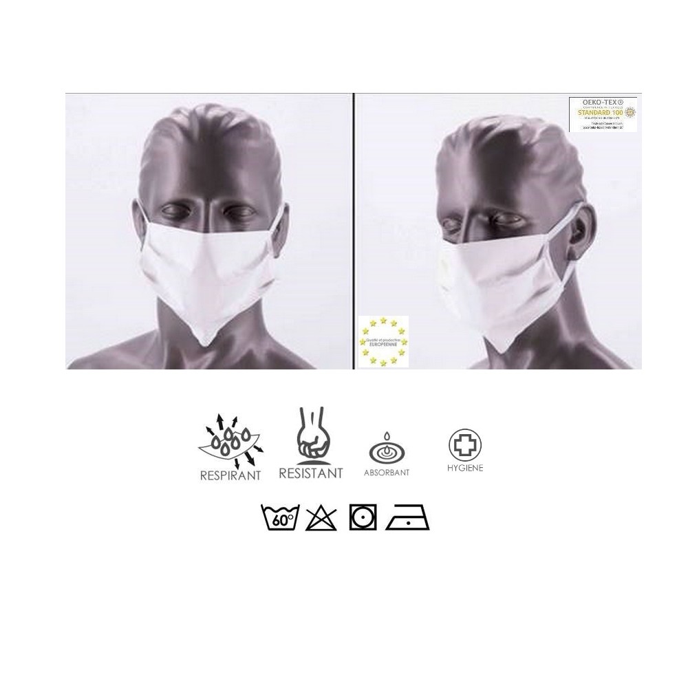 Colatex Anti-droplet face masks Evolon 100 Pack of 10