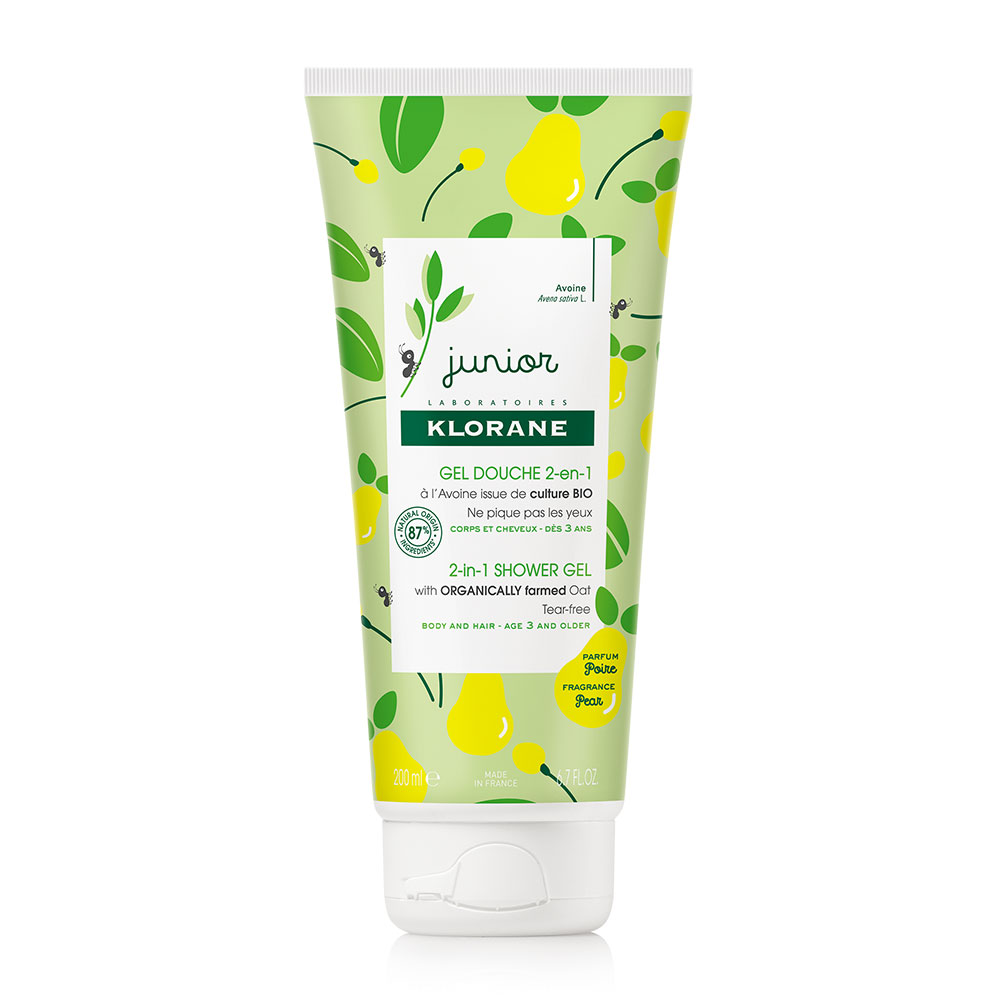 Klorane Junior Shower Gel 2 In 1 Poire 200ml