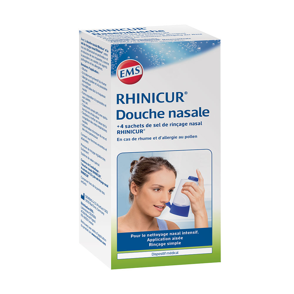 Rhinicur Nasal rinse + 4 rinsing salt sachets
