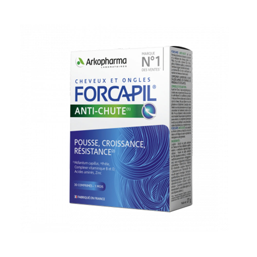 Arkopharma Forcapil Hair Loss Growth and Strength devitalised hair and nails 30 tablets