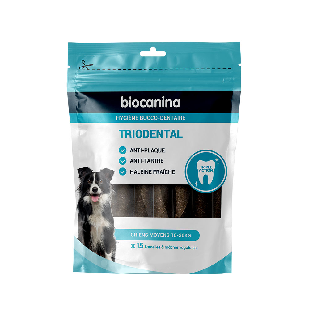 Biocanina Hygiene Chewable slats Triodental Medium dogs 10-30kg x15