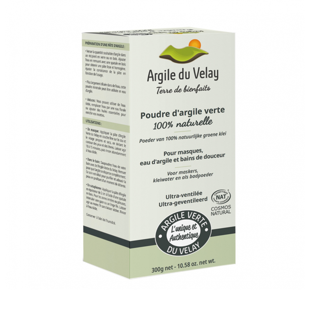 Argile du Velay 100% Natural Green Tea Powder 300g