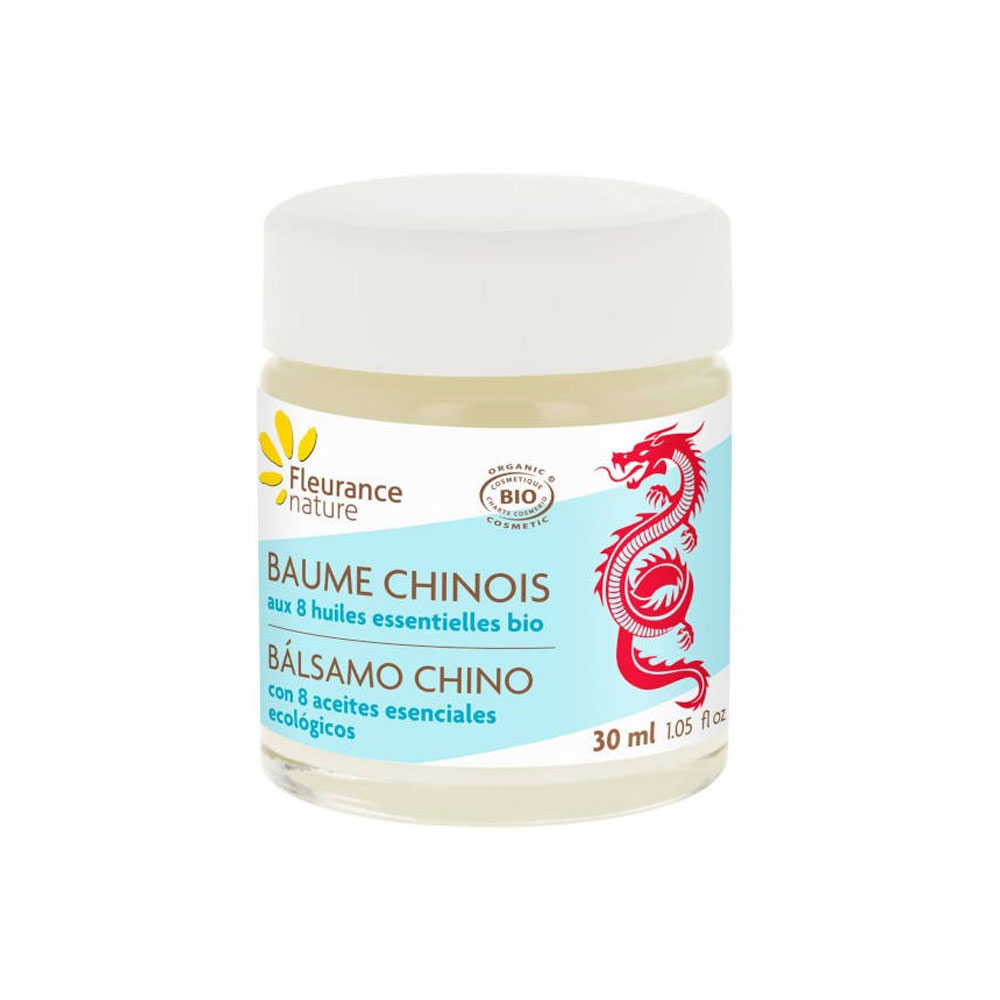 Fleurance Nature Chinese Balm with 8 organic essential oils 30ml