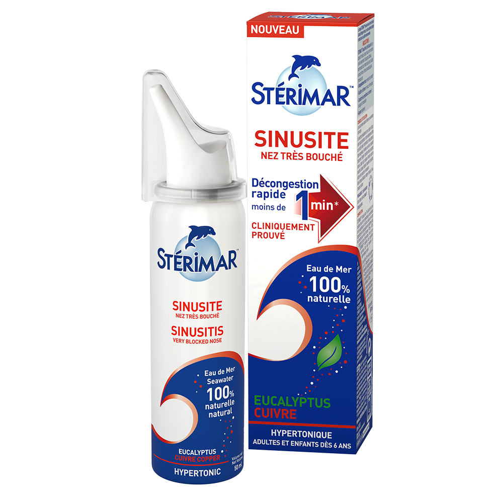 Sterimar Eucalyptus and copper blocked nose sinusitis spray 50 ml