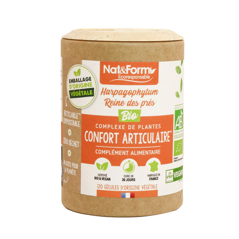 Nat&Form Joint Comfort - Harpago/Reine Des Pres Bioes 120 vegetarian capsules