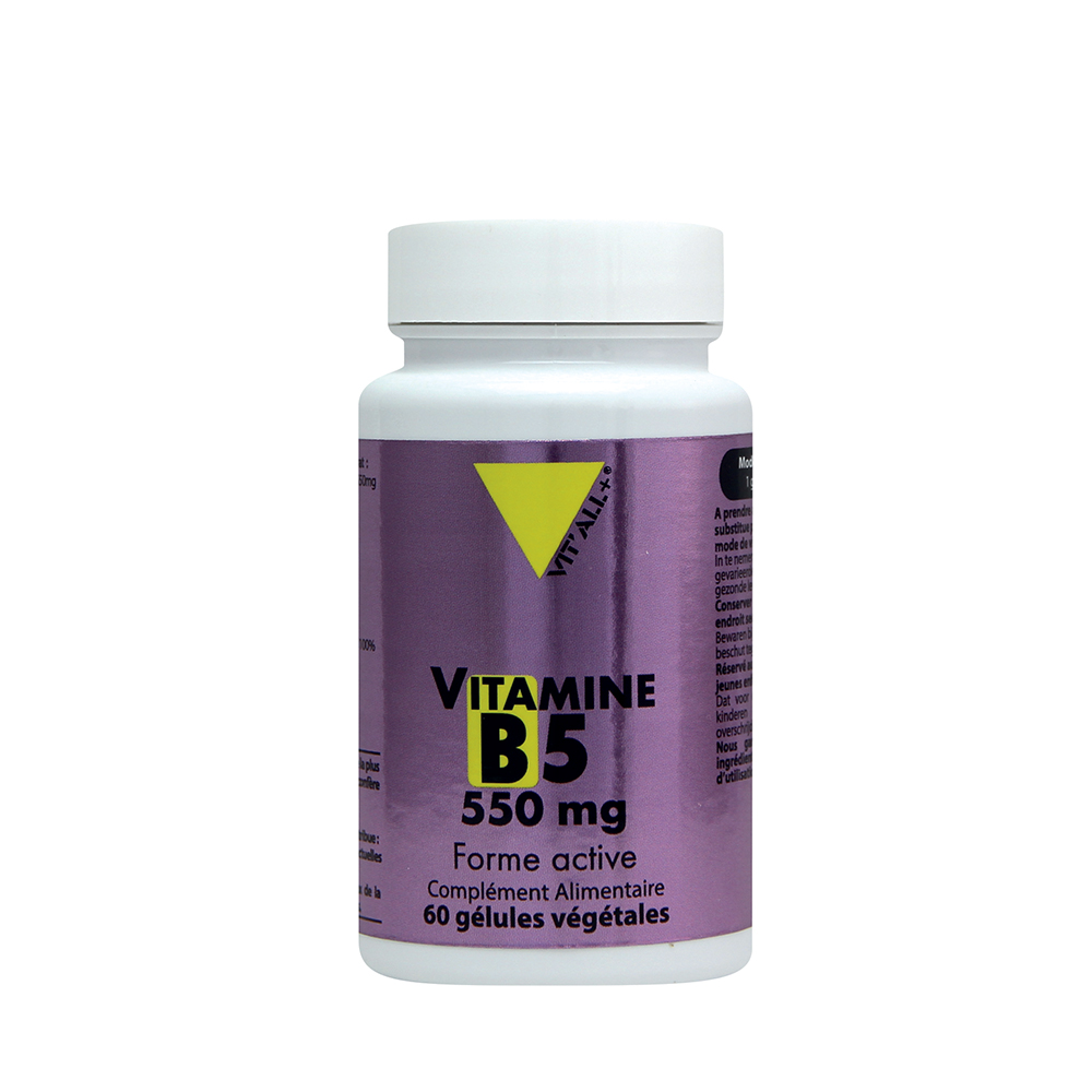 Vit'All+ Vitamin B5 550 mg 60 capsules