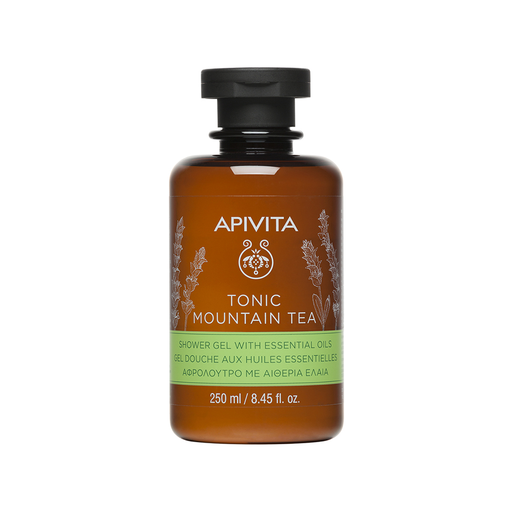 Apivita Tonic Shower gel with essential oils with mountain tea essential oil 250 ml