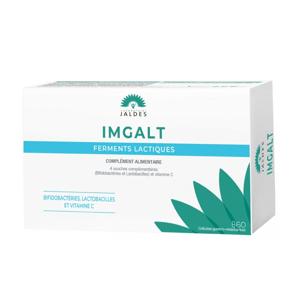 Jaldes Imgalt Lactic ferments with added vitamin C 60 gastroresistant capsules