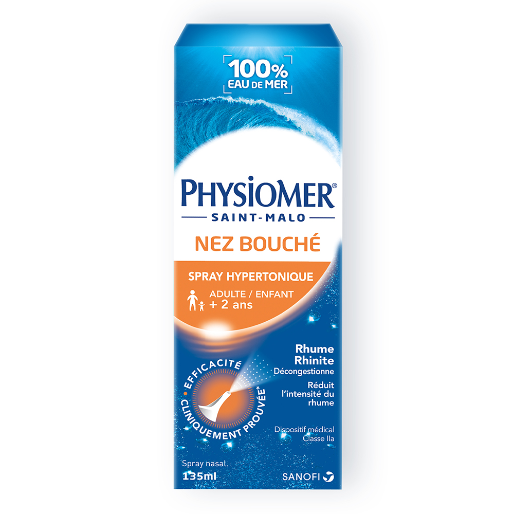 Physiomer Blocked nose hypertonic spray for adults and children Adults & Children 135 ml