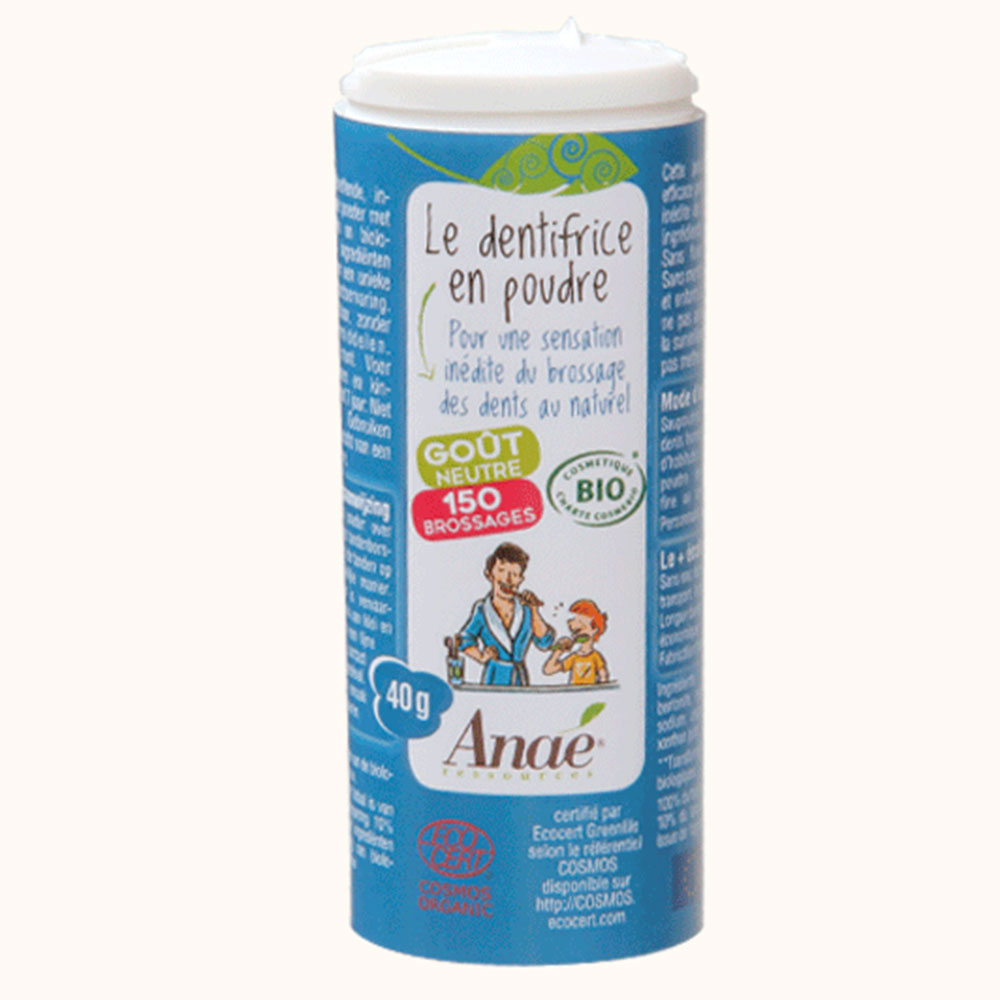 Anae Toothpaste powder neutral taste Bioes 40g