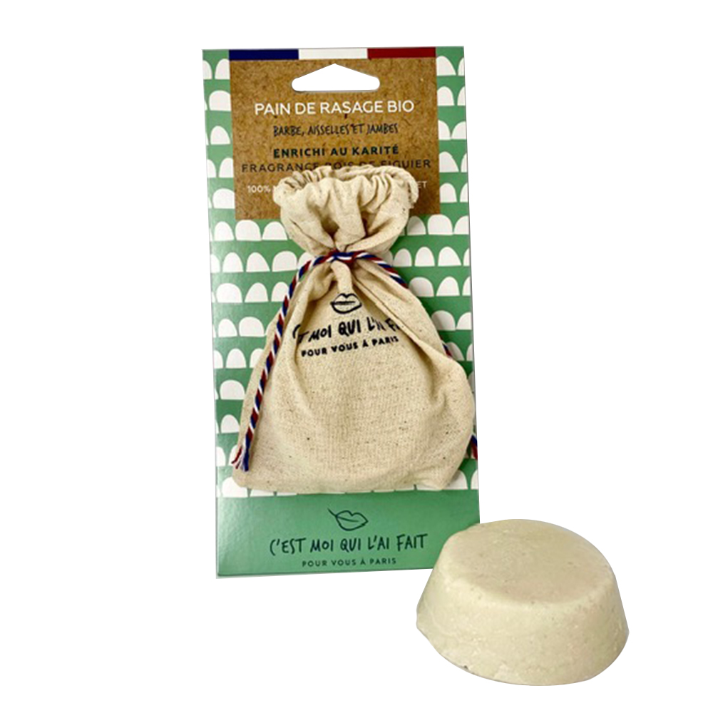 Diet World C'est Moi Qui L'ai Fait Organic Shaving Bar: beard, underarms and legs 55g