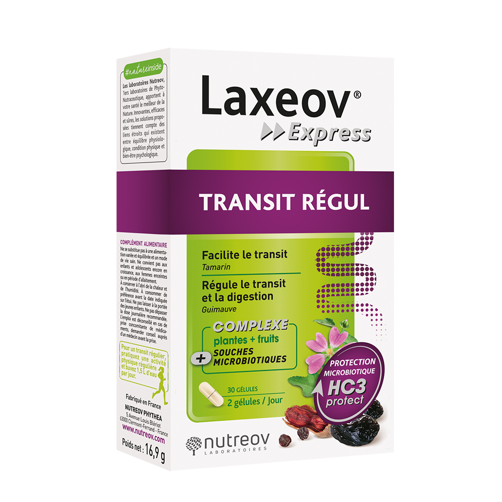 Nutreov Laxeov Transit Regular express 30 capsules