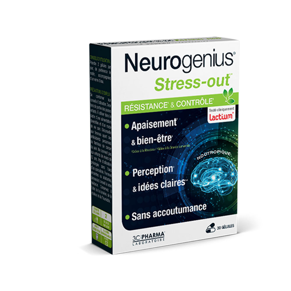 3C Pharma Neurogenius Stress-out 30 capsules