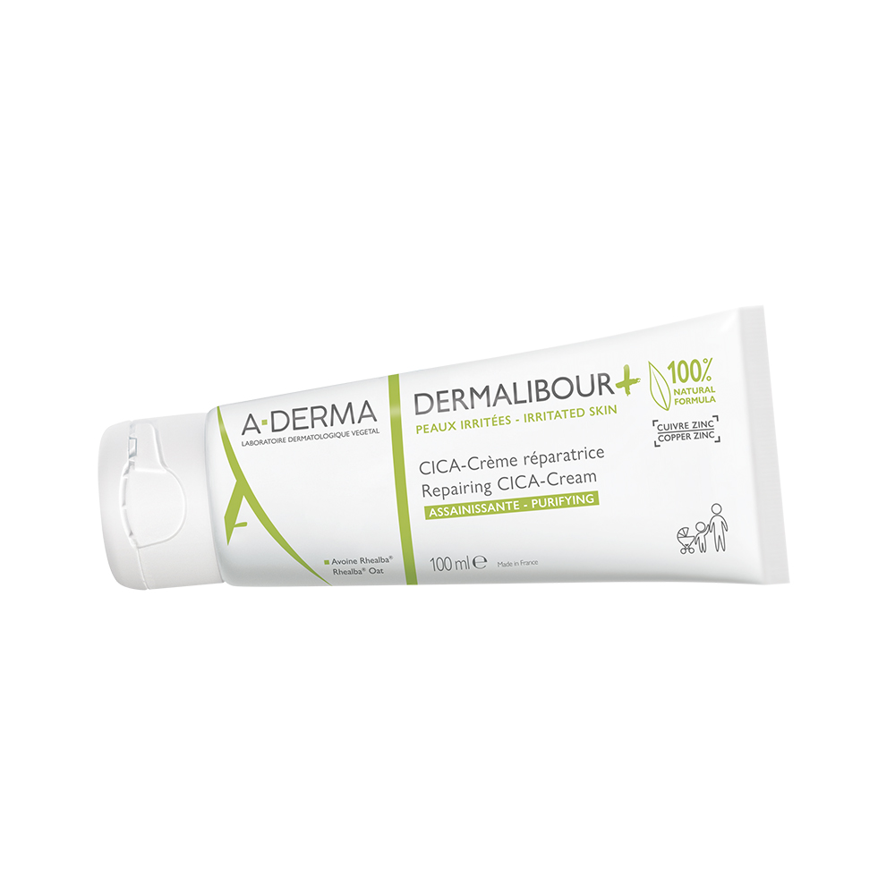 A-Derma Dermalibour+ Cica repairing purifying cream irritated skin 100 ml