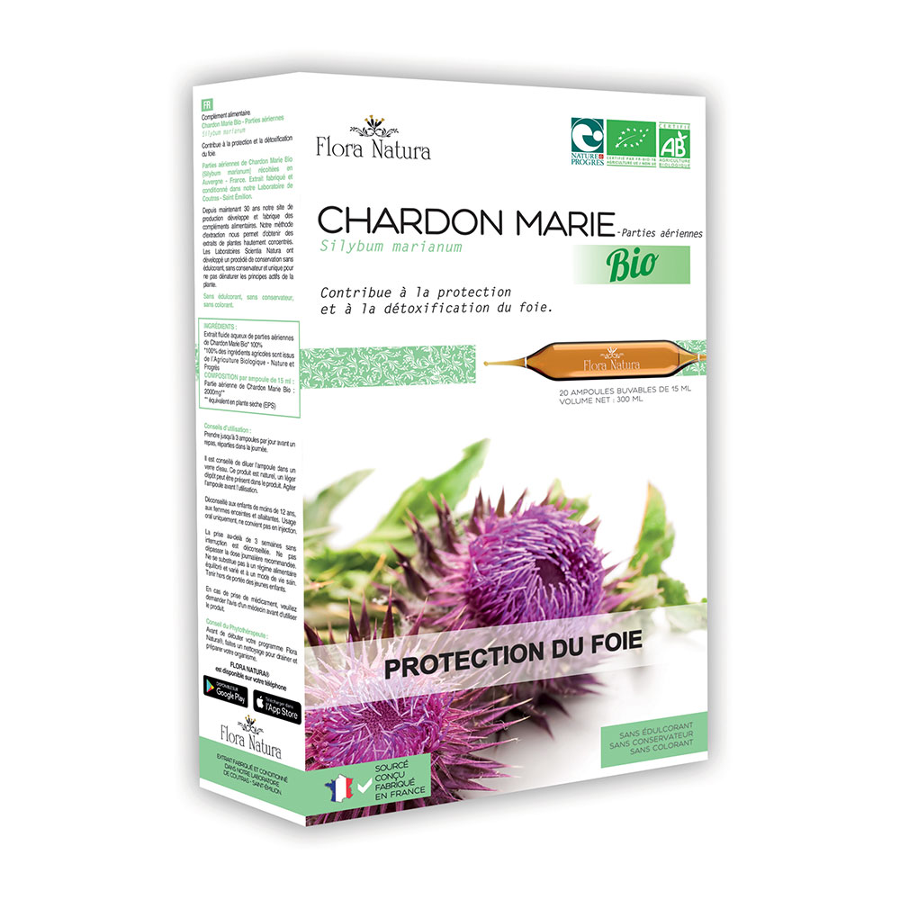 Flora Natura Milk Thistle Bioes Liver Protection 20 ampulas