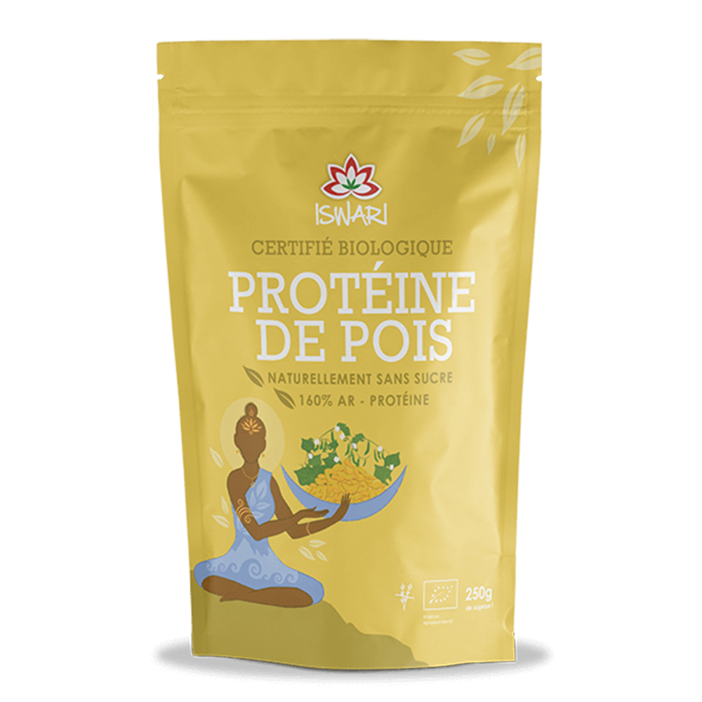 Iswari Plant proteins Bioes Yellow Pea Proteins 250g