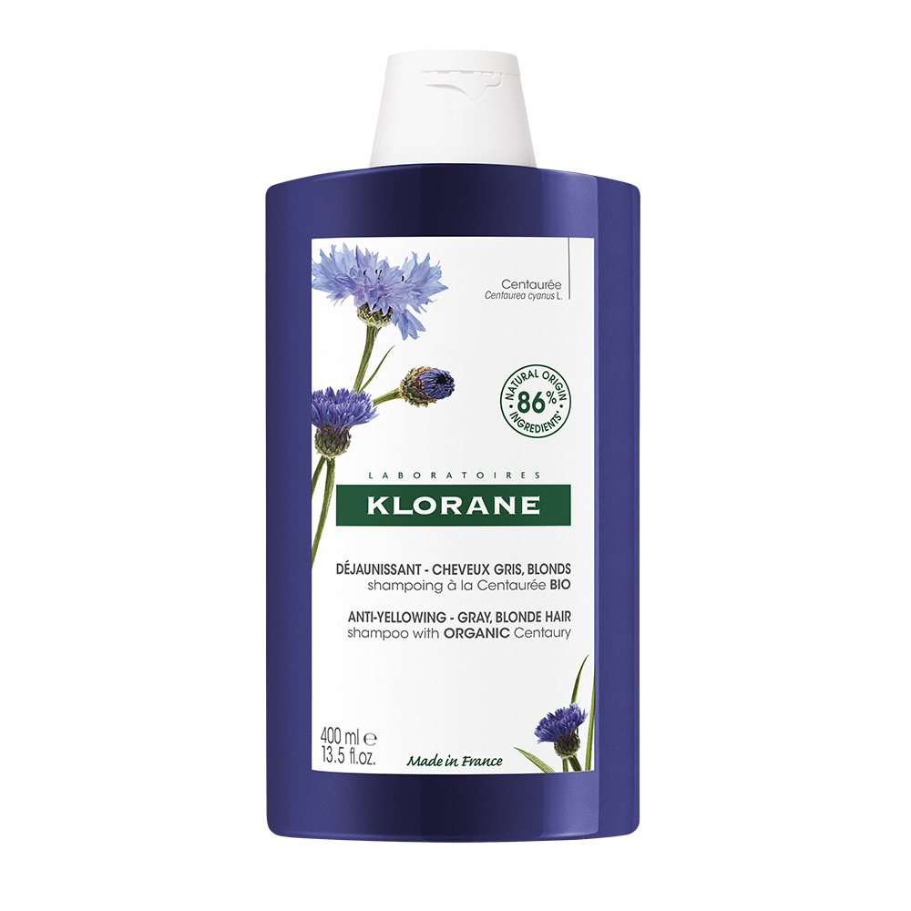 Klorane Centaurée Anti-Yellowing Shampoo Organic Centaury 400ml