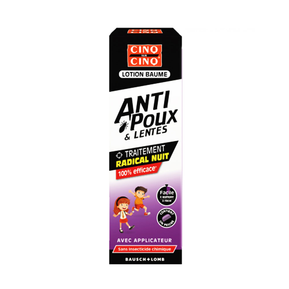 Cinq Sur Cinq Anti Lice And Nits Lotion + Applicator 100ml