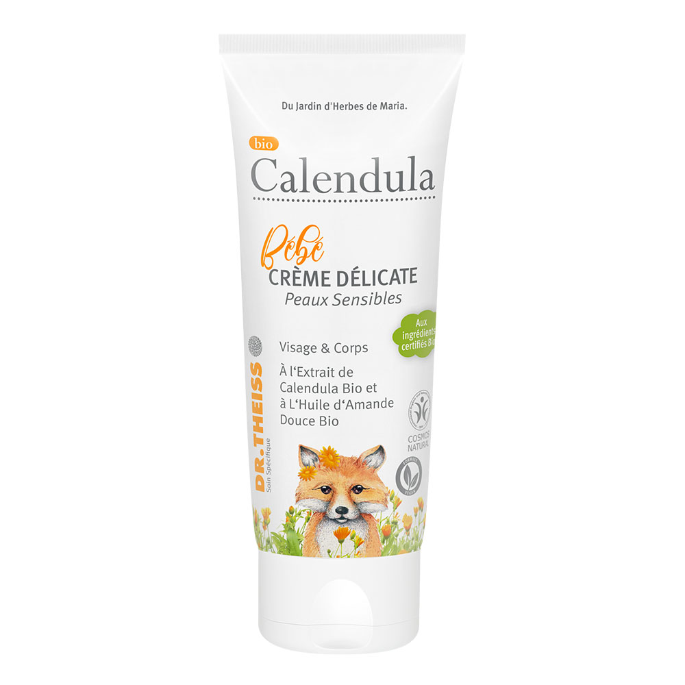Dr. Theiss Naturwaren Bio Calendula Bébé & Maternité Delicate Cream for Sensitive Skin 75ml