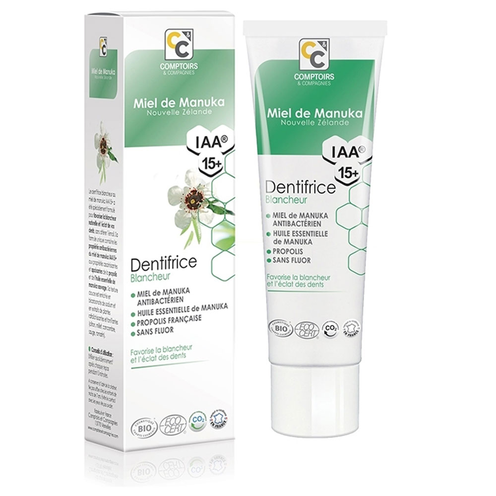 Comptoirs Et Compagnies Toothpaste Whitening Bioes Manuka Honey 75ml