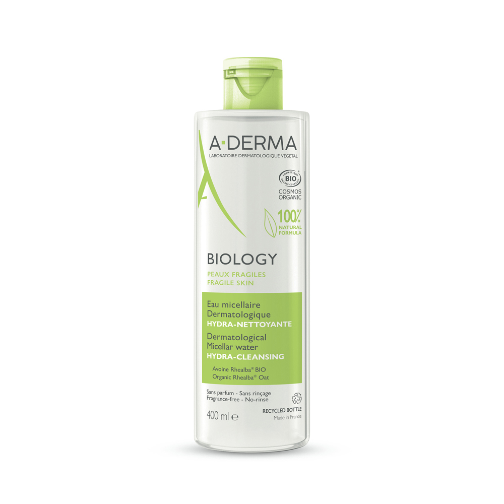 A-Derma Biology Organic Micellar Dermatological Cleansing Water 400ml
