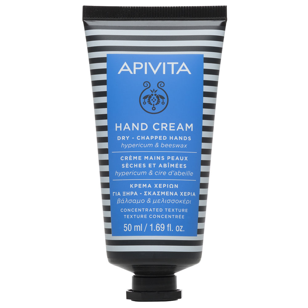 Apivita Hypericum hand cream Peaux sèches et abîmées 50ml