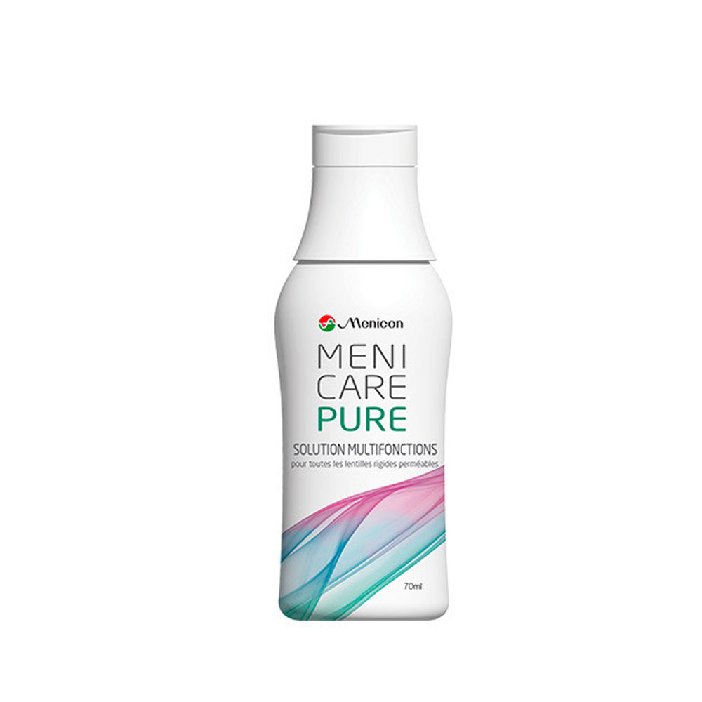 Menicon MeniCare Pure Multi-function solution for rigid permeable lenses 70ml