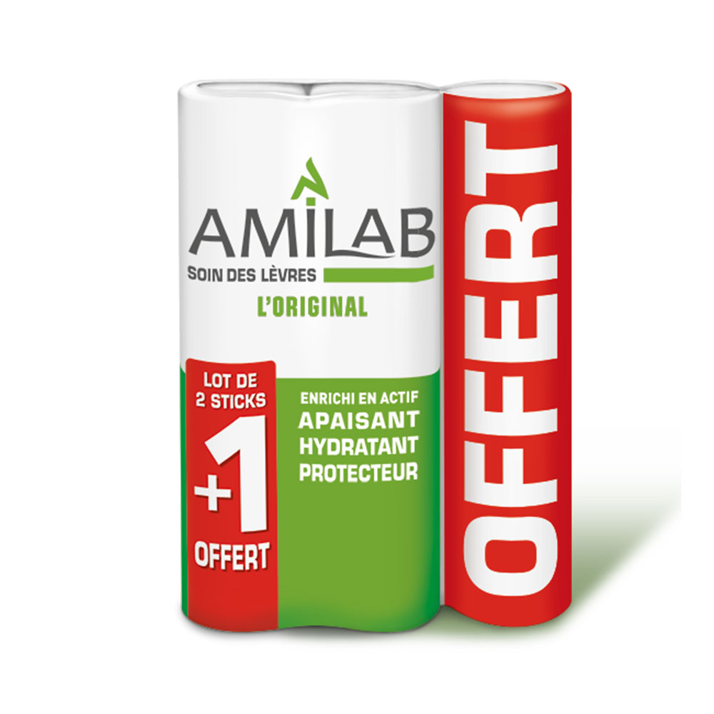 Amilab Lip Duo + 1 Free 3 x 4.7 g