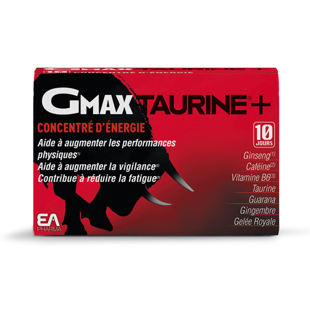 Ea Pharma Gmax-taurine Energy Concentrate X 30 Phials 30 ampoules