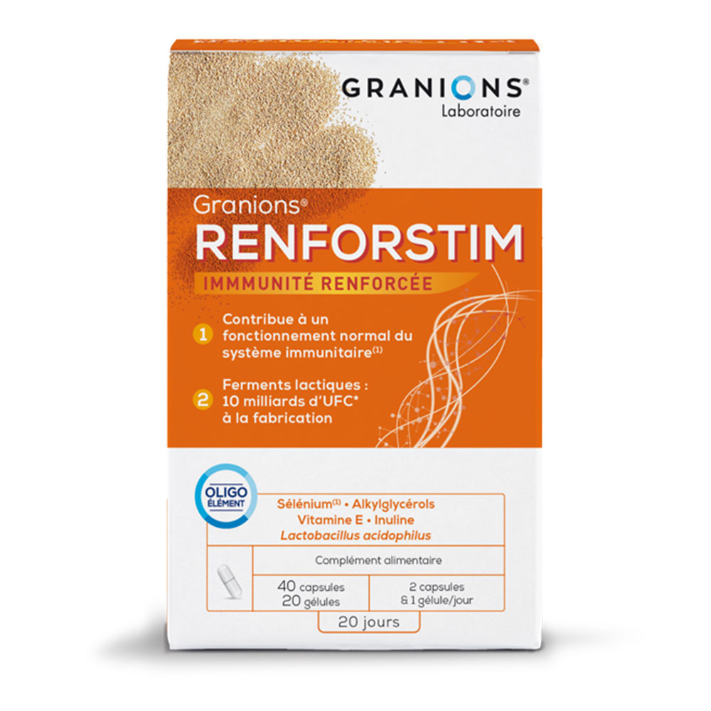 Granions Renforstim 40 Capsules + 20 Gelules